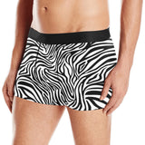 Zebra skin pattern Men's All Over Print Boxer Briefs Men's Underwear