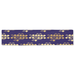 Beautiful japanese fan pattern Table Runner
