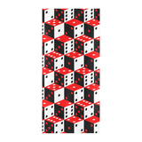Dice Pattern Print Design 02 Beach Towel
