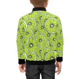 Slices of Lime design pattern Kids' Boys' Girls' Bomber Jacket