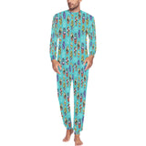 Surfboard Pattern Print Design 05 Men's All Over Print Pajama