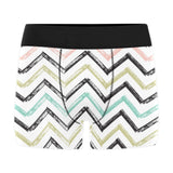 zigzag  chevron paint pattern Men's All Over Print Boxer Briefs Men's Underwear