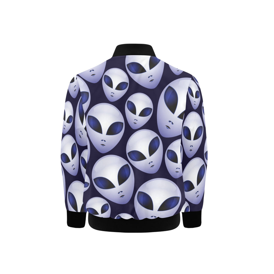Alien Pattern Print Design 01 Kids' Boys' Girls' Bomber Jacket