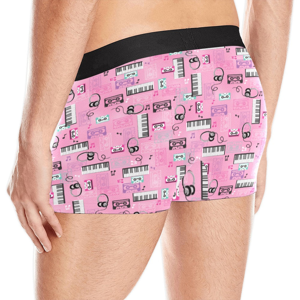 Piano Pattern Print Design 01 Men's All Over Print Boxer Briefs Men's Underwear