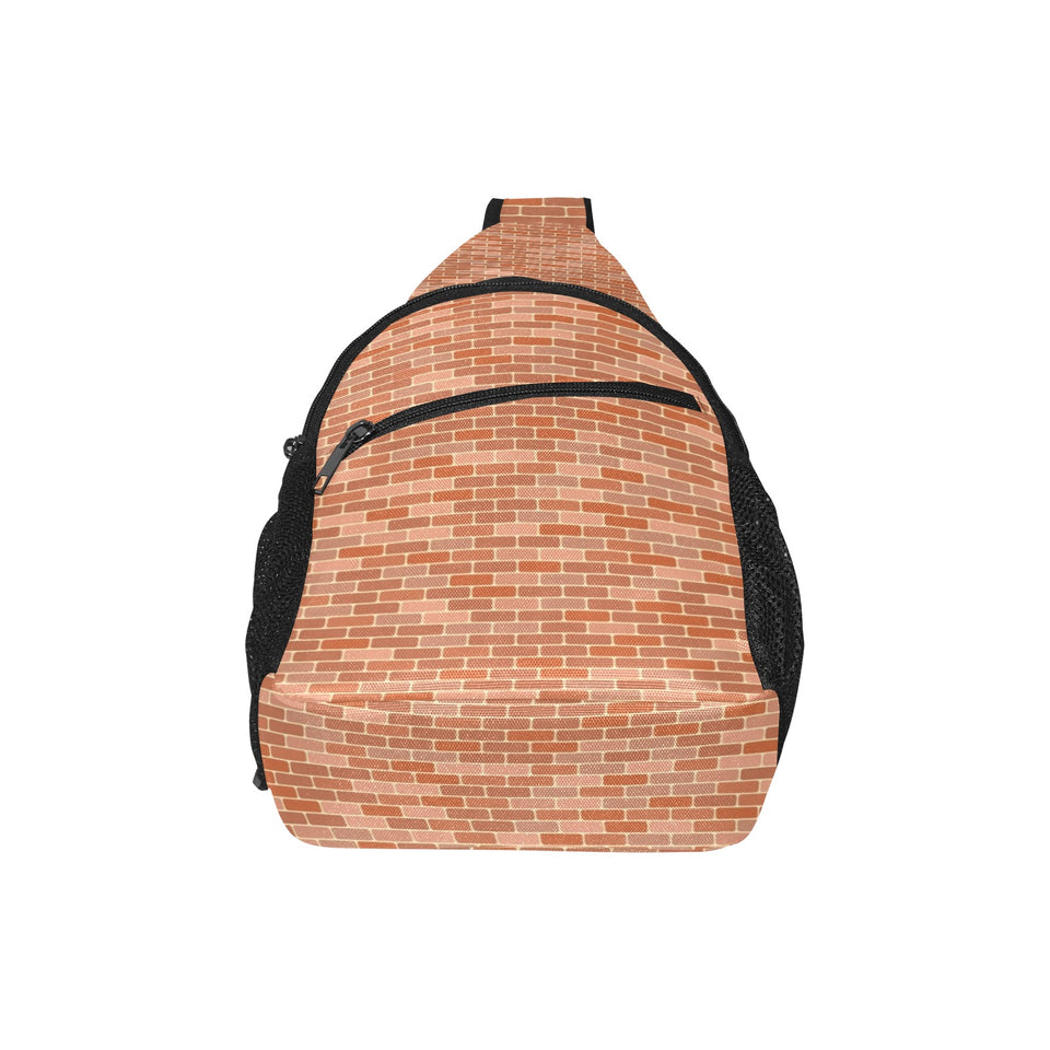 Brick Printed Pattern Print Design 02 All Over Print Chest Bag
