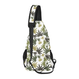 Canabis Marijuana Weed Pattern Print Design 05 All Over Print Chest Bag