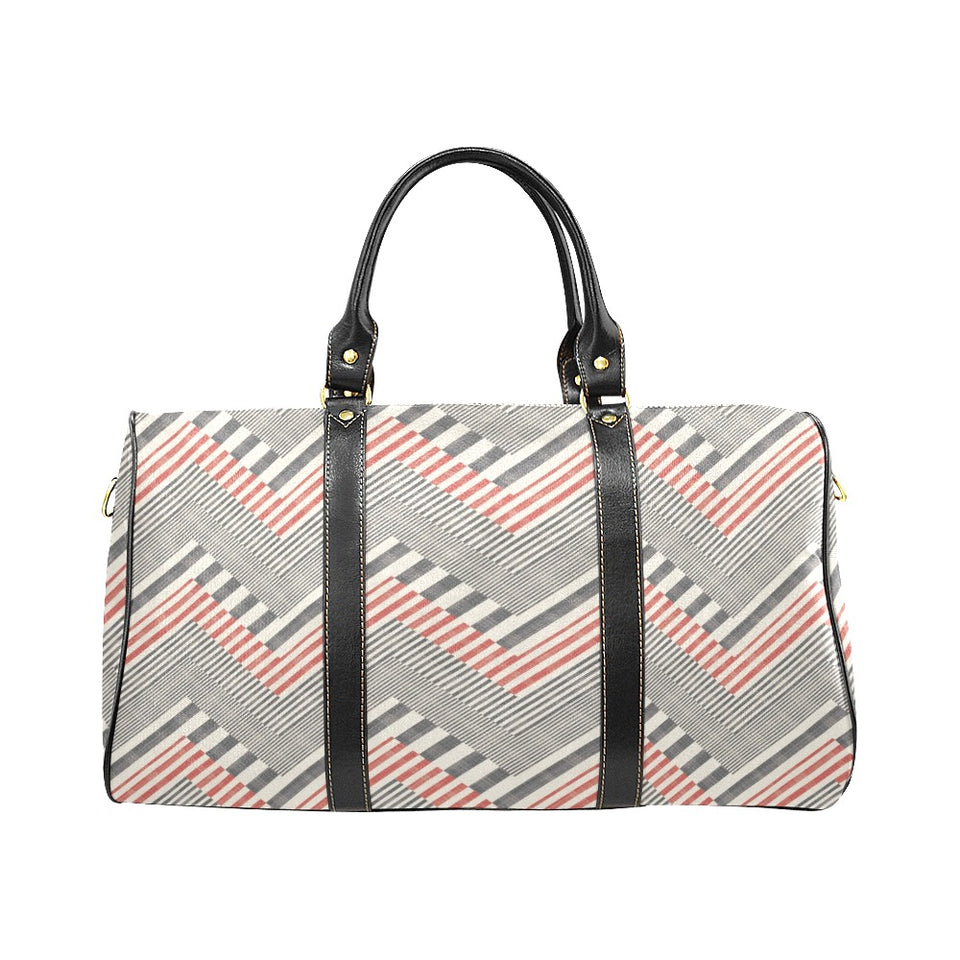 zigzag chevron striped pattern Travel Bag