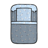 Seagull Pattern Print Design 02 Car Seat Back Organizer