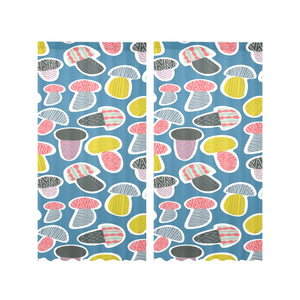 Colorful mushroom design pattern Gauze Curtain