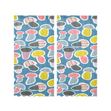 Colorful mushroom design pattern Gauze Curtain