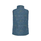 Swordfish Pattern Print Design 02 Men's Padded Vest