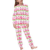 Teddy Bear Pattern Print Design 04 Kids' Boys' Girls' All Over Print Pajama Set