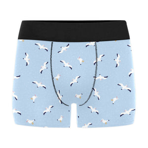 Seagull Pattern Print Design 02 Men's All Over Print Boxer Briefs Men's Underwear