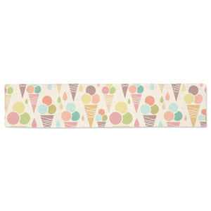 Ice cream cone pattern Table Runner