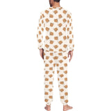 Pancake Pattern Print Design 01 Men's All Over Print Pajama