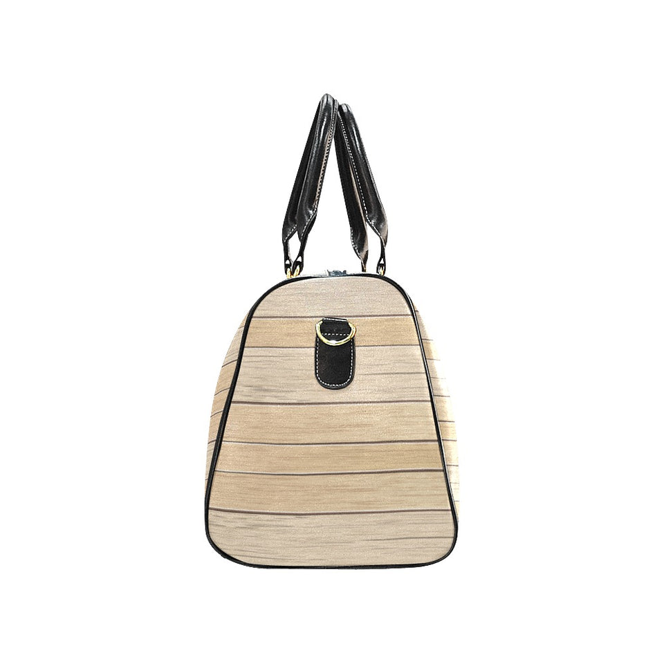 Wood Printed Pattern Print Design 01 Travel Bag