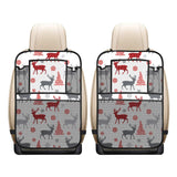 Deer tree snowflakes chrismas pattern Car Seat Back Organizer