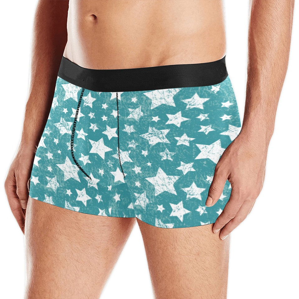 Vintage star pattern Men's All Over Print Boxer Briefs Men's Underwear