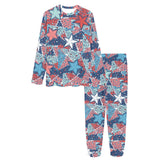 Hand drawn colorful starfish Women's All Over Print Pajama Set
