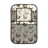 Cute rooster chicken cock Car Seat Back Organizer