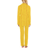 Corn Pattern Print Design 04 Women's Long Pajama Set