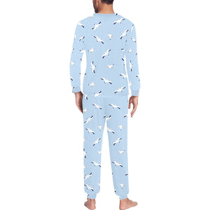 Seagull Pattern Print Design 02 Men's All Over Print Pajama