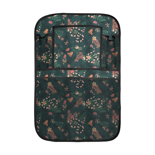 Snake forest pattern Car Seat Back Organizer