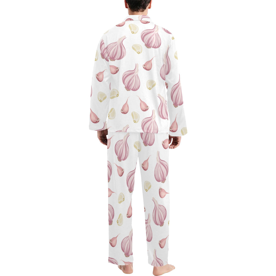Garlic pattern Men's Long Pajama Set