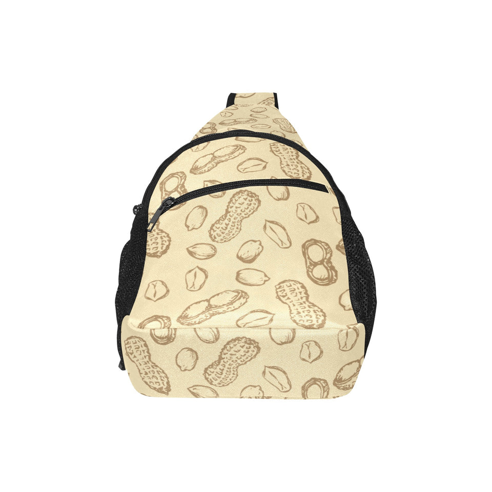 hand drawn peanuts pattern All Over Print Chest Bag