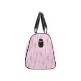 Lavender pattern pink background Travel Bag