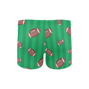 American football ball field background Men's Swimming Trunks