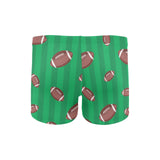 American football ball field background Men's Swimming Trunks