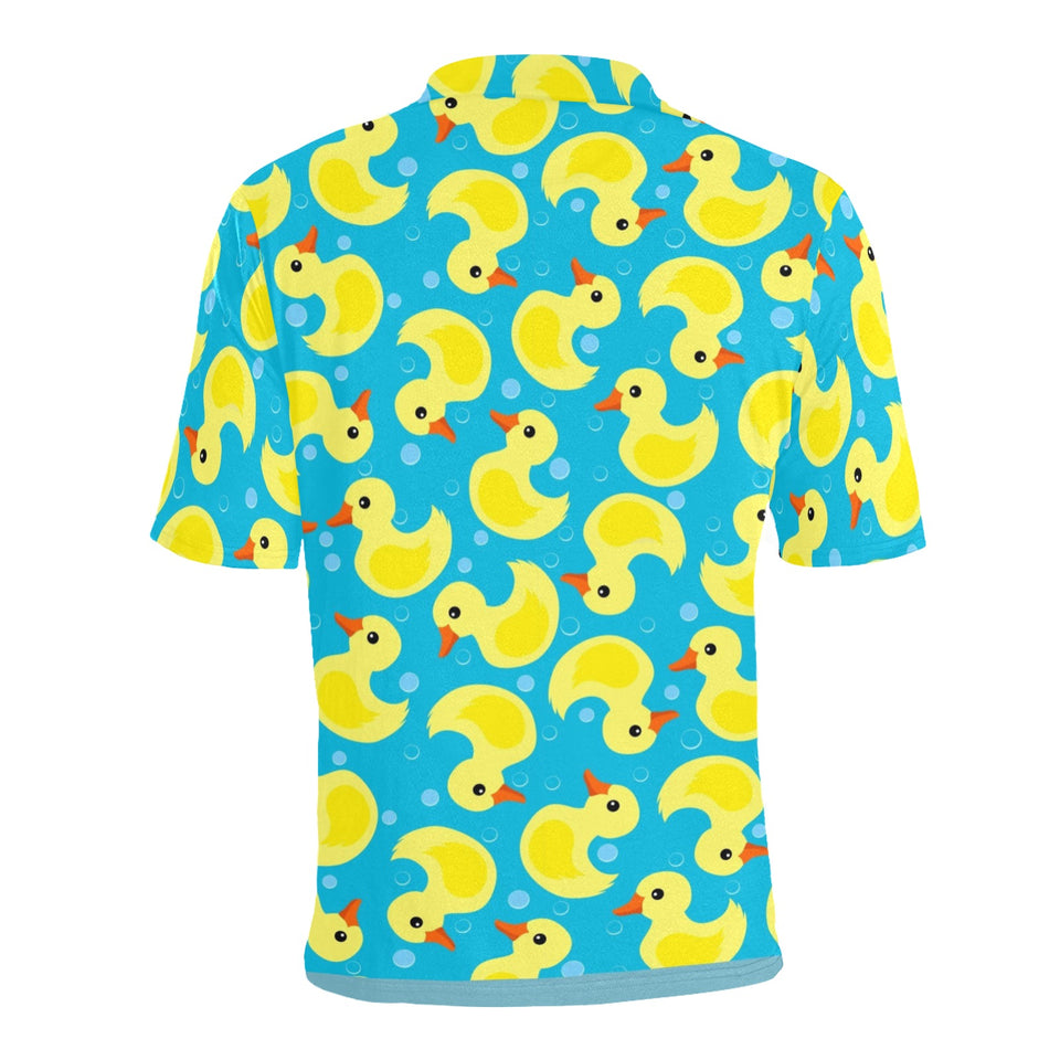 Duck Pattern Print Design 04 Men's All Over Print Polo Shirt