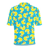 Duck Pattern Print Design 04 Men's All Over Print Polo Shirt