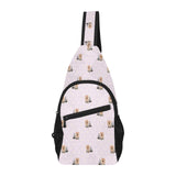 Yorkshire Terrier Pattern Print Design 02 All Over Print Chest Bag