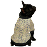 arabic star gold pattern All Over Print Pet Dog Round Neck Fuzzy Shirt
