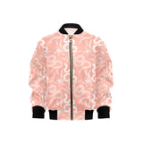 Snake lilies flower pattern Kids' Boys' Girls' Bomber Jacket