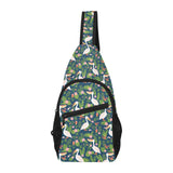 Pelican Pattern Print Design 05 All Over Print Chest Bag