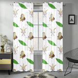 Color hand drawn cacao pattern Gauze Curtain