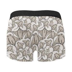 Stingray Pattern Print Design 05 Men's All Over Print Boxer Briefs Men's Underwear
