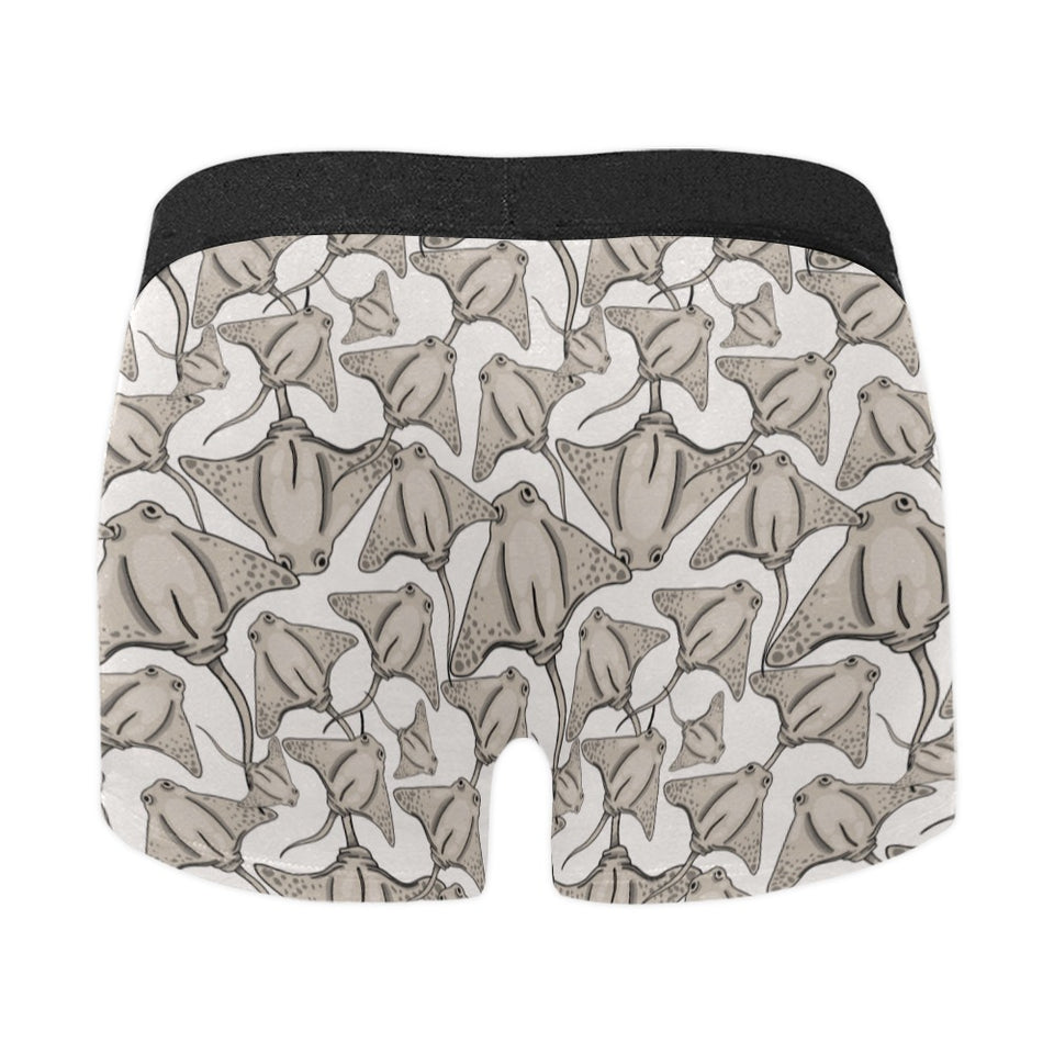 Stingray Pattern Print Design 05 Men's All Over Print Boxer Briefs Men's Underwear