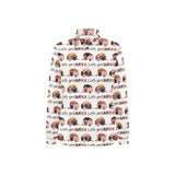 Camper Van Pattern Print Design 01 Women's Long Sleeve Polo Shirt