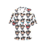 Cute ninja design pattern Women's All Over Print Hawaiian Shirt