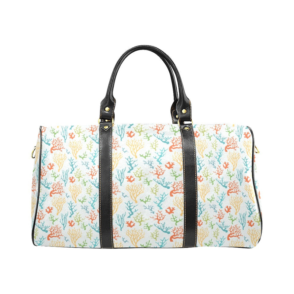 Coral Reef Pattern Print Design 02 Travel Bag