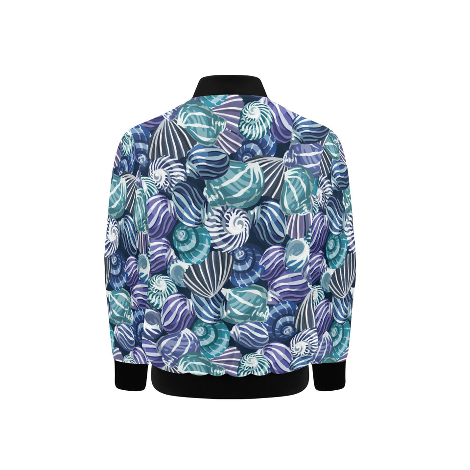 Shell design pattern Kids' Boys' Girls' Bomber Jacket