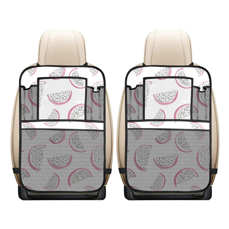 dragon fruit pattern Car Seat Back Organizer