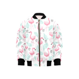 Cute flamingo pattern Kids' Boys' Girls' Bomber Jacket