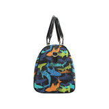Colorful shark Travel Bag