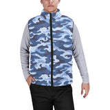 Blue camouflage pattern Men's Padded Vest