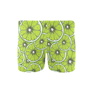 Slices of Lime design pattern Men's Swimming Trunks